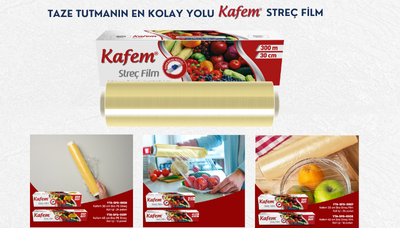 Kafem Streç Film | Gıda Saklamada Taze ve Hijyenik Çözümler