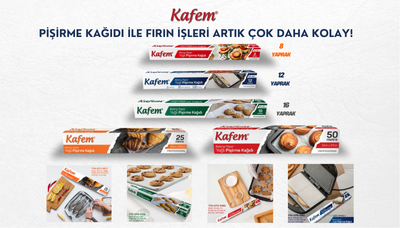 Kafem Pişirme Kâğıtları | Pratik Fırın Çözümleri
