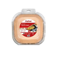 Kafem Airfryer Pişirme Kağıdı Kare 16cm 25 li