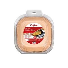 Kafem Airfryer Pişirme Kağıdı Kare 16cm 25 li x 5 Paket