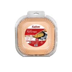 Kafem Airfryer Pişirme Kağıdı Kare 16cm 25 li x 20 Paket (Koli)