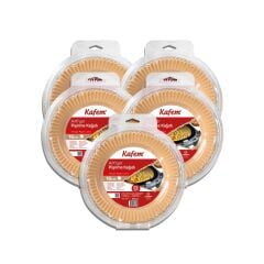 Kafem Airfryer Pişirme Kağıdı Yuvarlak 16cm 25 li x 5 Paket