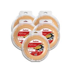 Kafem Airfryer Pişirme Kağıdı Yuvarlak 16cm 25 li x 5 Paket