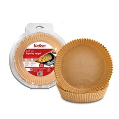 Kafem Airfryer Pişirme Kağıdı Yuvarlak 16cm 25 li x 20 Paket (Koli)
