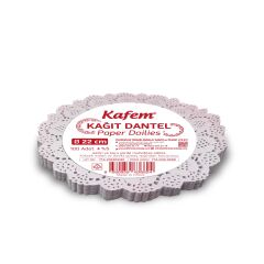 Kafem Dantel Kağıt 22 cm 100 Adet