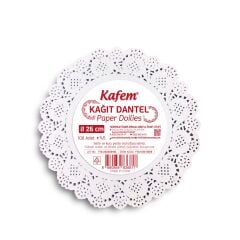 Kafem Dantel Kağıt 26 cm 100 Adet