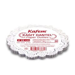 Kafem Dantel Kağıt 26 cm 100 Adet