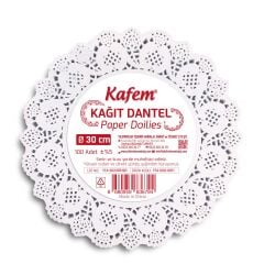 Kafem Dantel Kağıt 30 cm 100 Adet
