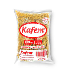 180 X 5 mm Kafem Ambalaj Lastiği 30 Paket X 1000 Gram (Koli)