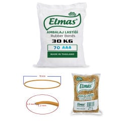 Elmas Ambalaj Lastiği 70 mm 30 Paket X 1000 Gram (Koli)