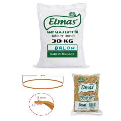 180 X 3 mm Elmas Ambalaj Lastiği 30 Paket X 1000 Gram (Koli)