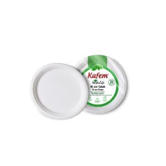 Kafem Ekolojik Karton Tabak 16 cm 25 li X 5 Paket