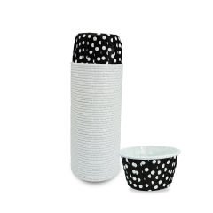 Kafem Siyah Puantiyeli Muffin Kek Kapsülü 50li X 30 Paket (Koli) - K05