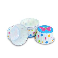 Kafem Kelebekli Muffin Kek Kapsülü 50li - K06