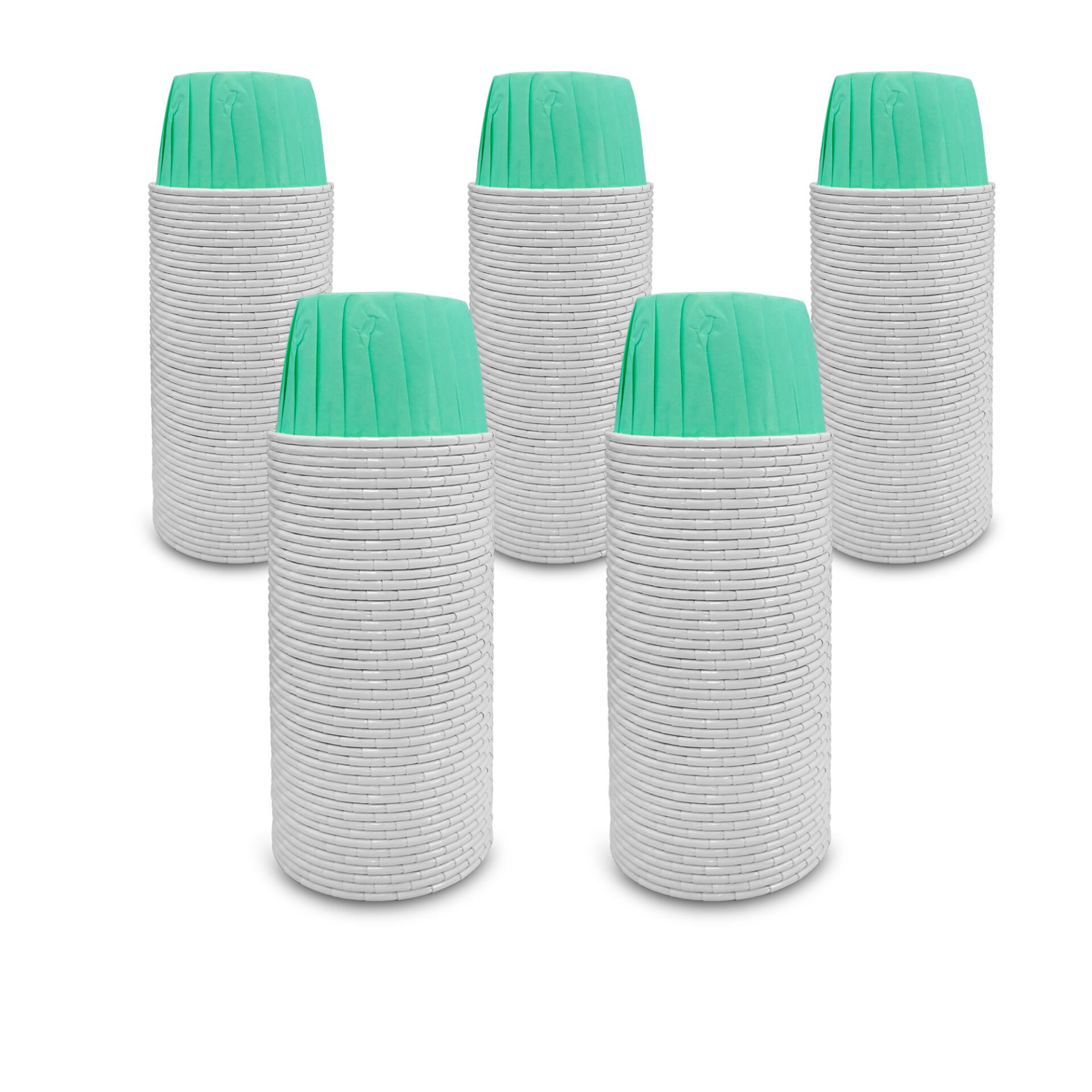 Kafem Mat Mint Yeşili Muffin Kek Kapsülü 50li X 5 Paket - K12