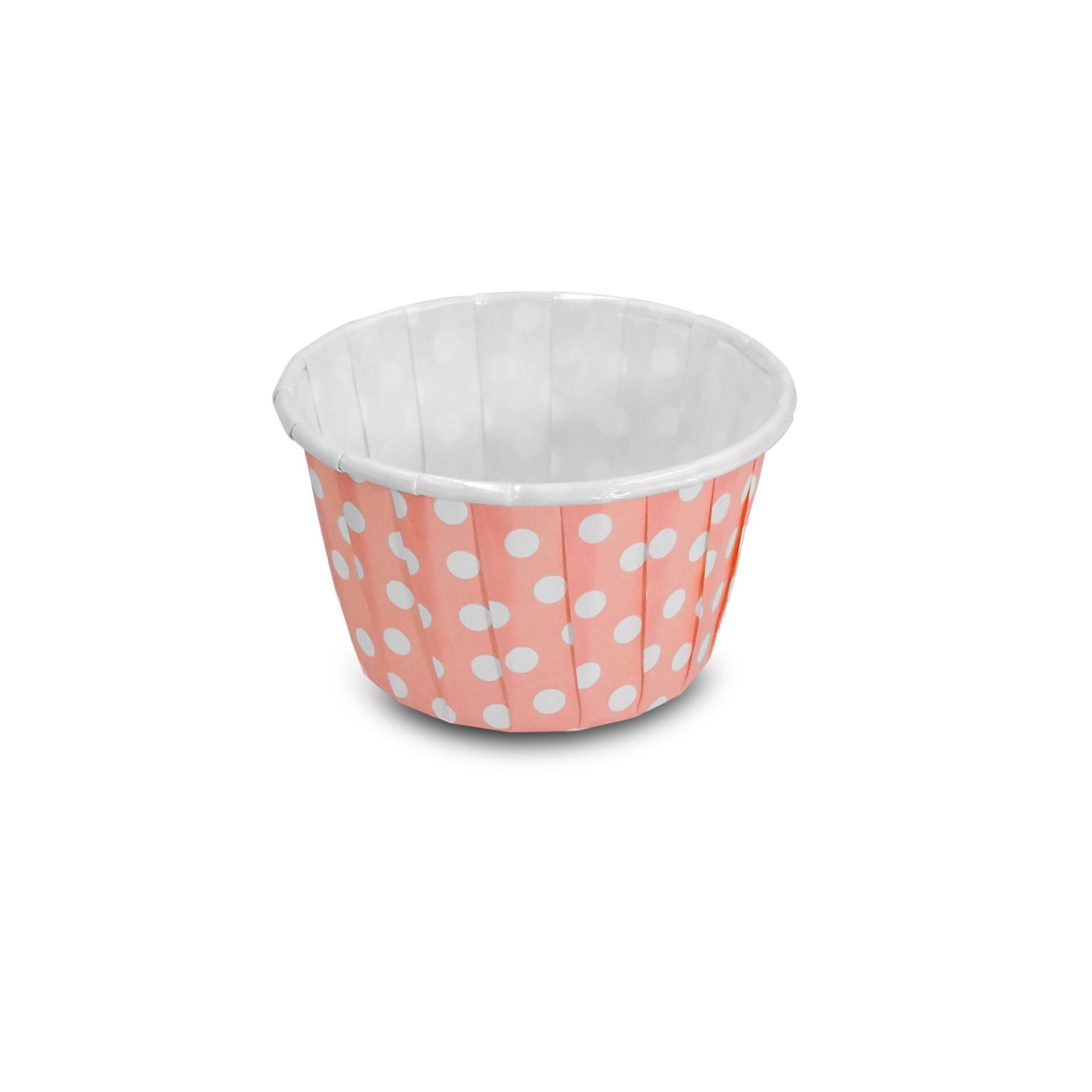 Kafem Pembe Puantiyeli Muffin Kek Kapsülü 50li - K16