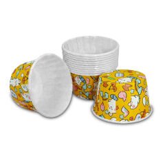 Kafem Muffin Kek Kapsülü Sarı Tavşan Desenli 50li - K20