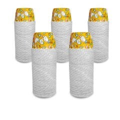 Kafem Muffin Kek Kapsülü Sarı Tavşan Desenli 50li X 5 Paket - K20