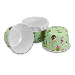 Kafem Muffin Kek Kapsülü Mint Dondurma Desenli 50li X 30 Paket (Koli) - K21
