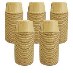 Kafem Muffin Kek Kapsülü Kraft Büyük Boy 50li X 5 Paket - K26