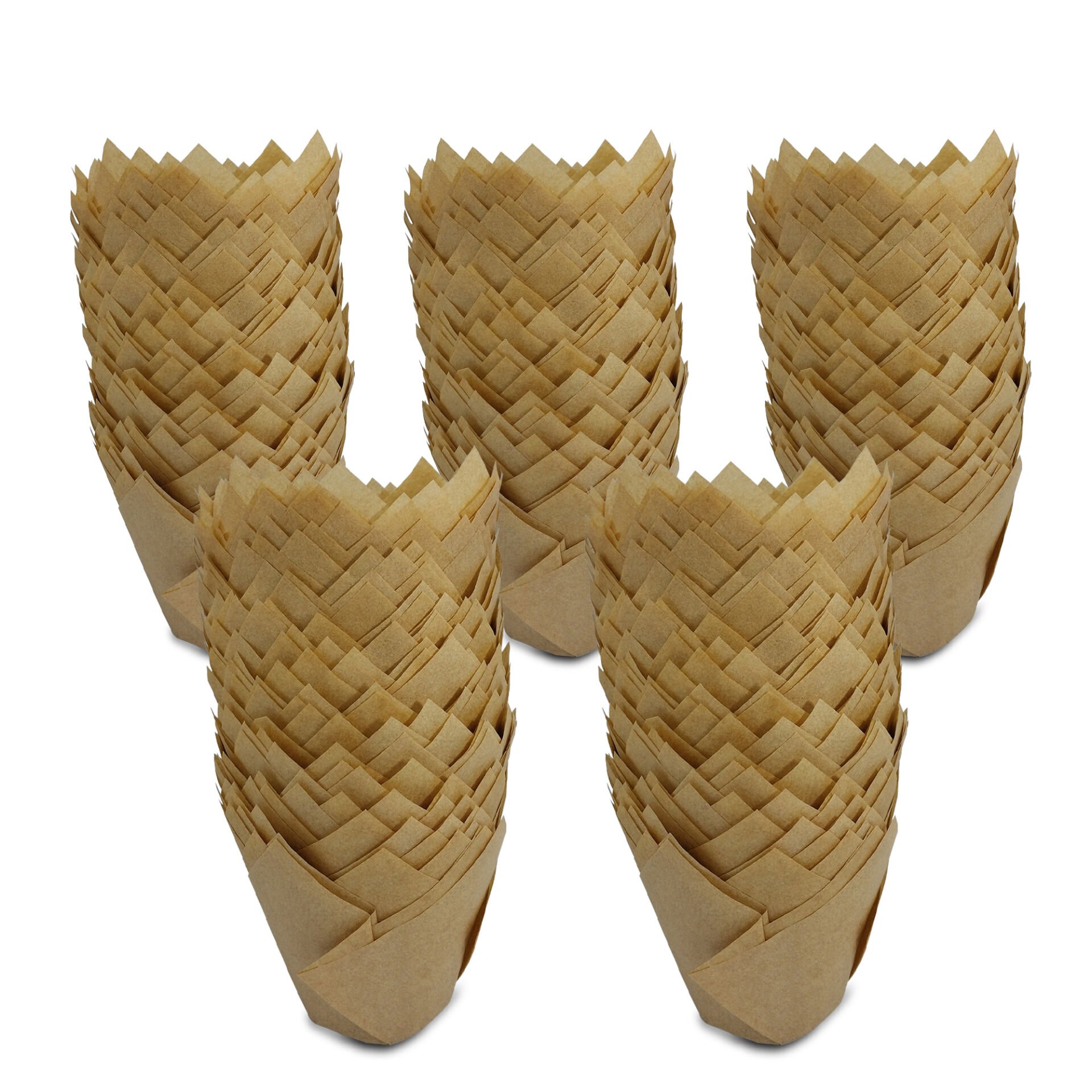 Kafem Muffin Kek Kapsülü Kalın Tulip Kraft 50li X 5 Paket - K31