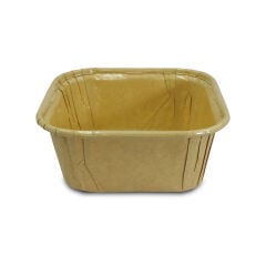 Kafem Muffin Kek Kapsülü Kare Kraft 50li - K34