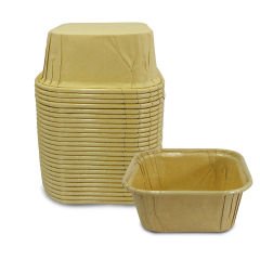 Kafem Muffin Kek Kapsülü Kare Kraft 50li X 30 Paket (Koli) - K34