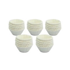 Kafem Muffin Kek Kapsülü Beyaz Küçük Boy No:1 100lü X 5 Paket - K41