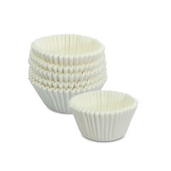 Kafem Muffin Kek Kapsülü Beyaz Küçük Boy No:1 100lü X 50 Paket (Koli) - K41