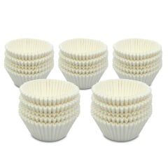 Kafem Muffin Kek Kapsülü Beyaz Büyük Boy No:2 100lü X 5 Paket - K42
