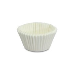 Kafem Muffin Kek Kapsülü Beyaz Büyük Boy No:2 100lü X 5 Paket - K42