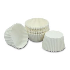 Kafem Muffin Kek Kapsülü Beyaz Büyük Boy No:2 100lü X 50 Paket (Koli) - K42