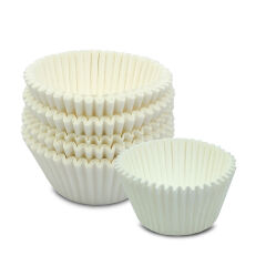 Kafem Muffin Kek Kapsülü Beyaz Büyük Boy No:2 100lü X 50 Paket (Koli) - K42