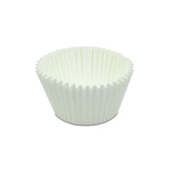 Kafem Muffin Kek Kapsülü Beyaz Büyük Boy No:2 100lü X 50 Paket (Koli) - K42