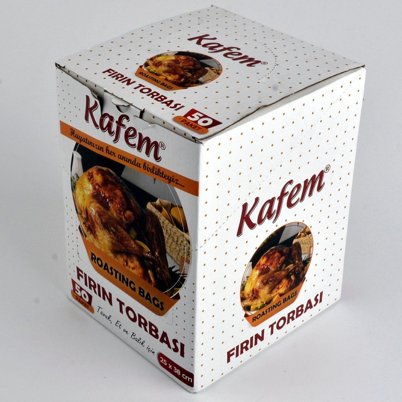 Yanmaz Fırın Torbası 8 Lİ X 50 Paket 25 X 38 cm Kafem