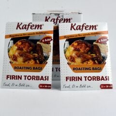 Yanmaz Fırın Torbası 8 Lİ X 50 Paket 25 X 38 cm Kafem