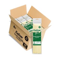 Kafem Bambu Çöp Şiş 30 cm 100 Lü X 50 Paket