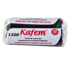 Jumbo 500 Gram Çöp Poşeti 80 X 110 cm Koli İçi 200 Adet 10 kg