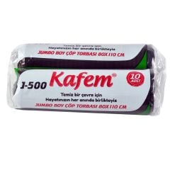 Jumbo 500 Gram Çöp Poşeti 80 X 110 cm Koli İçi 200 Adet 10 kg
