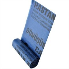 Cam Atık Hastane Çöp Poşeti 80x110 cm Jumbo 100 Adet 6 Kg