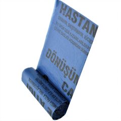 Cam Atık Hastane Çöp Poşeti 80x110 cm Jumbo 100 Adet 6 Kg