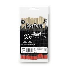Bambu Çin Çubuğu (Chopsticks) 24 cm - 50 Çift - Kafem