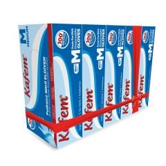 Kafem Mavi Nitril Eldiven Pudrasız (M) 100 Lü X 5 Paket