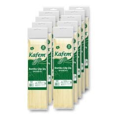 Kafem Bambu Çöp Şiş 30 cm 3 mm 100 Lü X 10 Paket