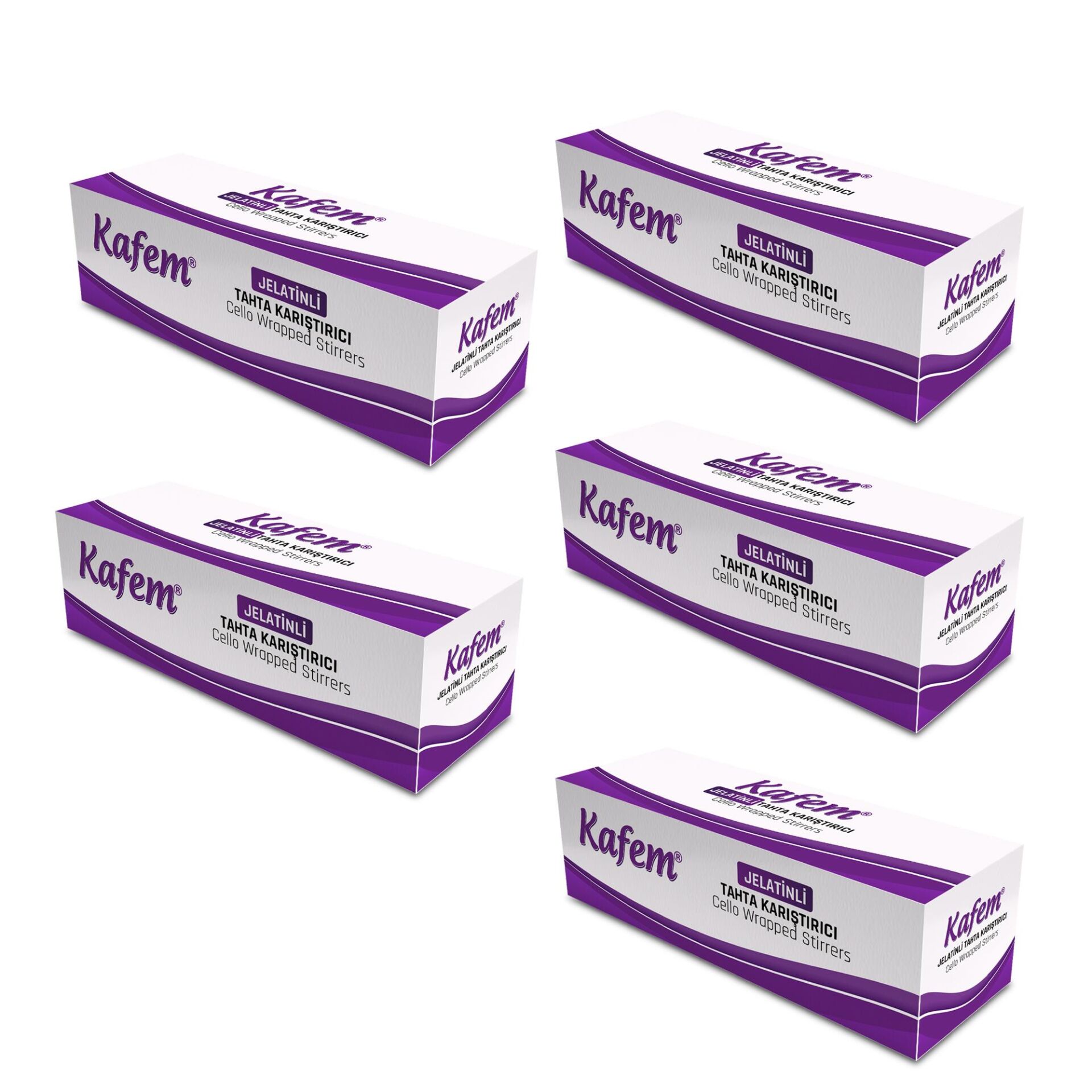 Jelatinli Tahta Karıştırıcı 100 Lü X 5 Paket - Kafem