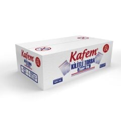 21 X 27 cm Kilitli Poşet / Naylon Torba  ( 3600 Adet ) Koli  -  Kafem