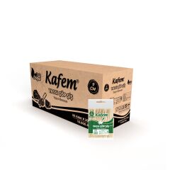 Kafem Yassı Çöp Şiş - Sunum Kürdanı 9 cm 50 Li x 200 Paket (Koli)