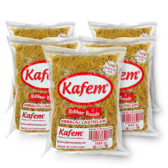 Kafem Ambalaj Lastiği 50 mm 5 Paket X 1000 Gram