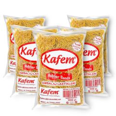 Kafem Ambalaj Lastiği 100 mm 5 Paket X 1000 Gram