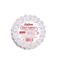 Kafem Dantel Kağıt 18 cm 100 Lü x 5 Paket